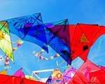 Kites in the Air in Ocean City, MD